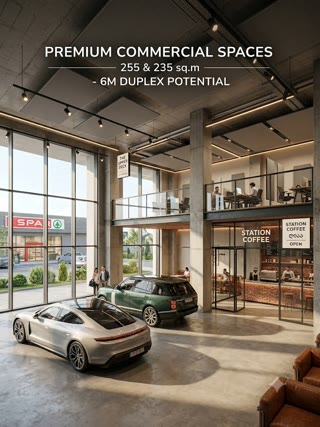 High-Visibility Commercial Spaces on the Central Highway