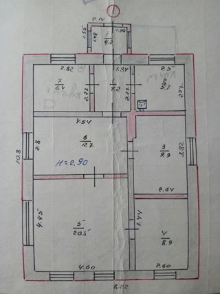 For sale house in the city of Izium or exchange for housing in Kharkiv