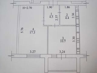 Продам 1 к. квартиру ЖК Мира-3, ХТЗ