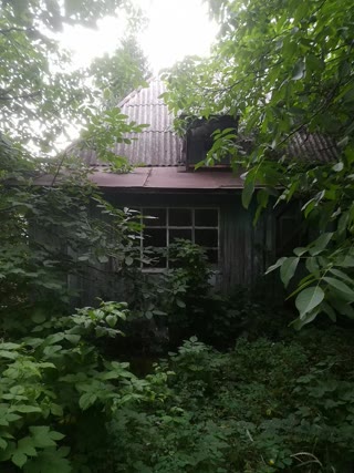 for sale a dilapidated house in Derhachi with a plot of 10 acres