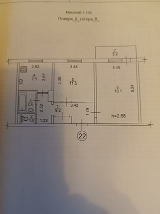 Продаж 2-кімнатної квартири на Троєщені район Фестивальний