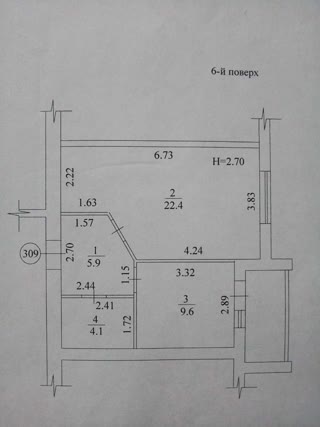 Продам 1 кімнатну увартиру ЖК Ньютона, Нові Будинки