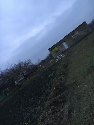 Продам участок с недостроенным домом
