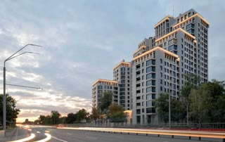Продаж цілий поверх у ЖК бізнес-класу Crystal Park Tower — 2 видові квартири