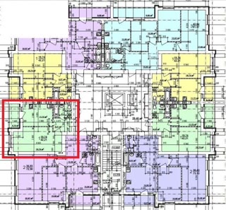 Residential Complex Mira 3 (1-room apartment) 43 sq.m near Industrialna Metro, KhTZ