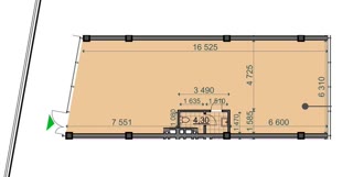 Residential Complex Dybrowa Park. Facade Open Space Room – 106 m2
