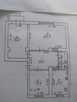 продам 3х кімнатну квартиру   гараж(в подарунок)