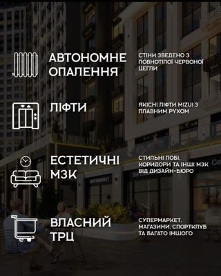 Продаж 1-кімнатної квартири в ЖК POLARIS HOME PLAZA