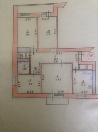 Продам 4х комн
