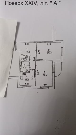 Продаж 2-кімнатної квартири в ЖК Министерка
