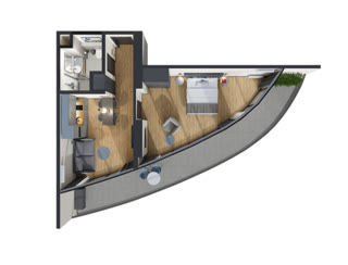 2 rooms
