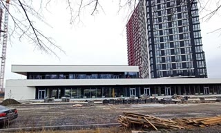 Residential Complex Dybrowa Park. Facade Open Space Room – 106 m2