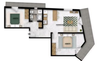 Квартира 67 м²