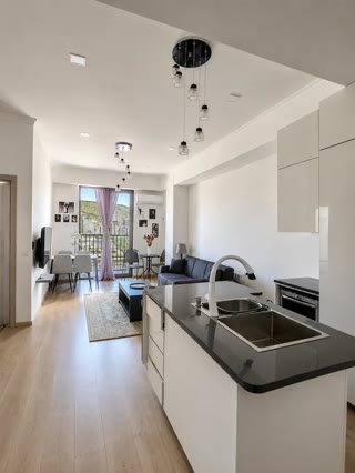 Modern 2-bedroom apartment for sale in Saburtalo, Tbilisi.