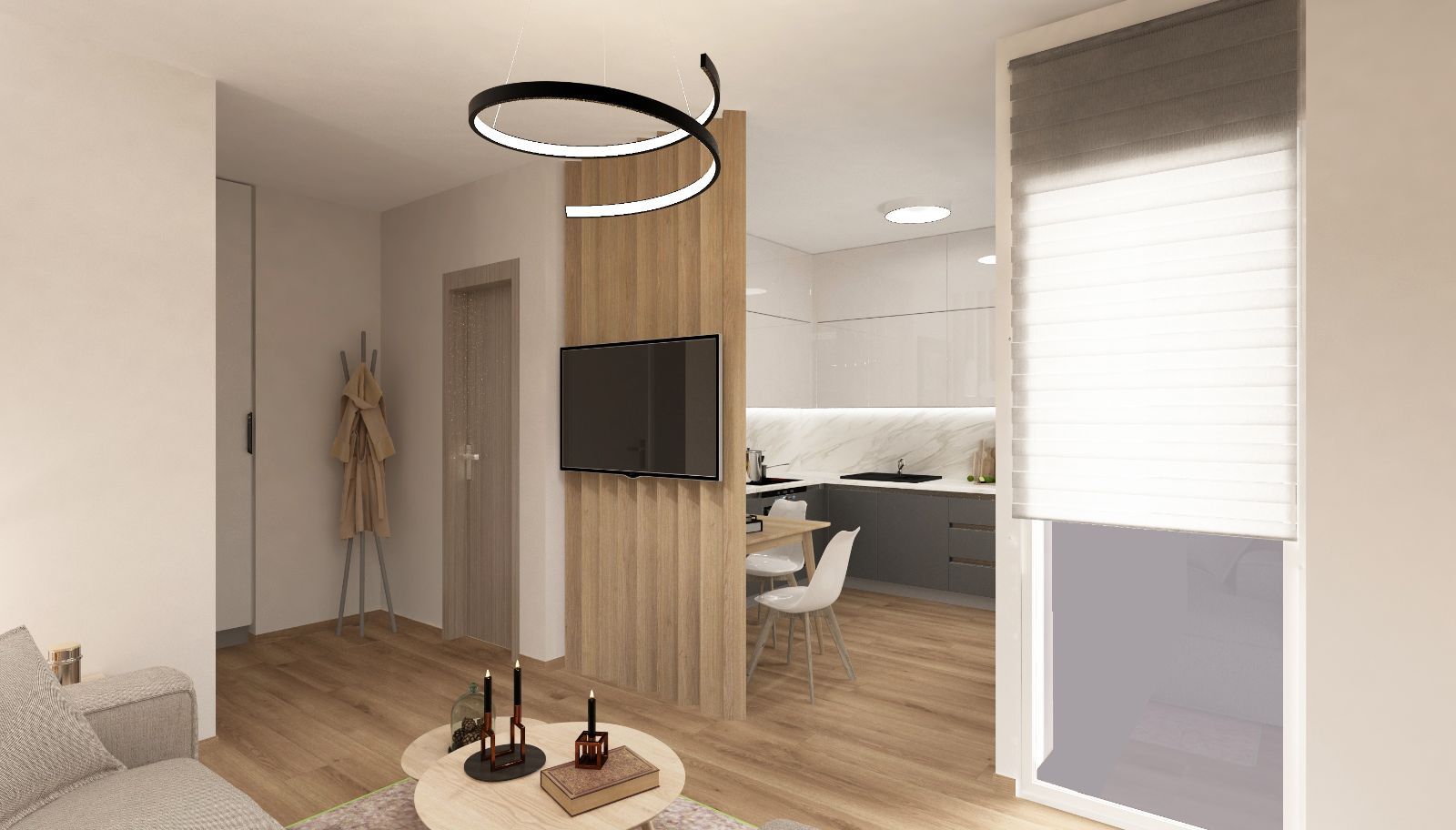 55 m² Studio