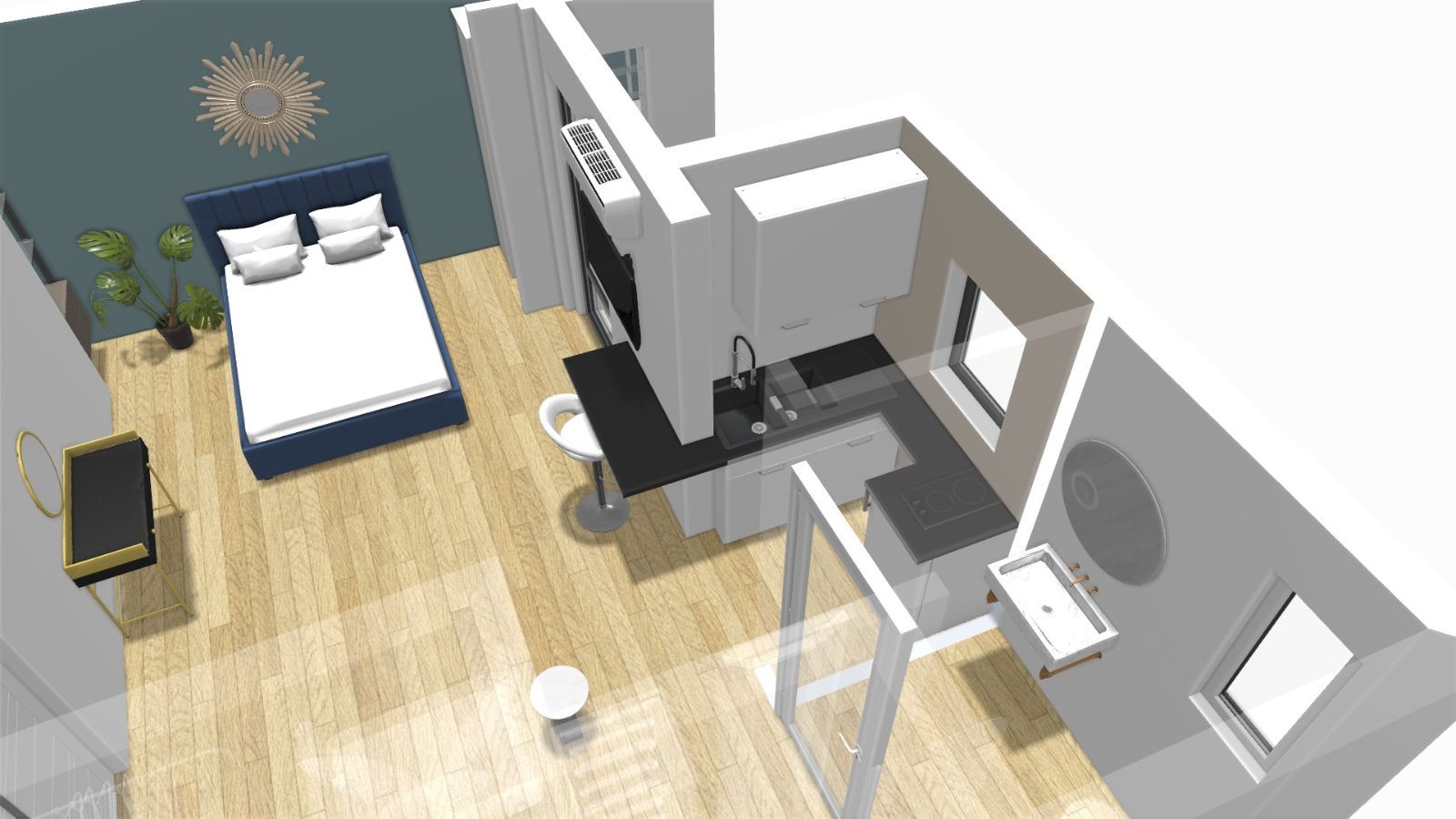 27 m² Studio