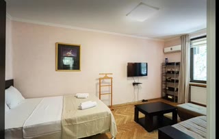 Apartment for rent in Vake with a separate bedroom.