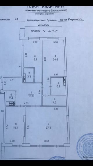 Продається 3-кімнатна квартира в парку, Шевченківський