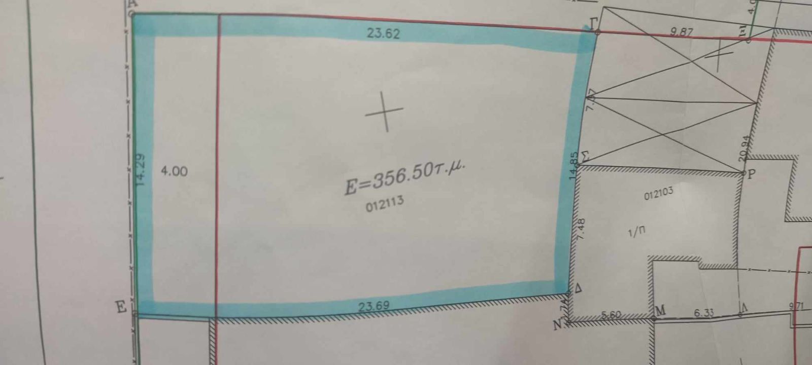 Участок 356 м²