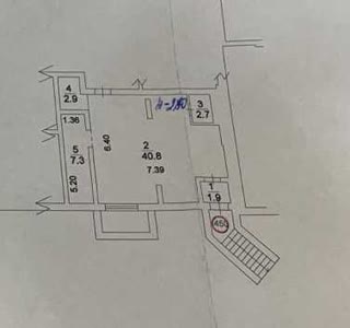 Office 60 sq.m, near Vasilkovskaya metro, Kolomievsky Lane