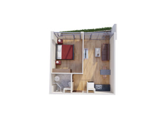 2 rooms