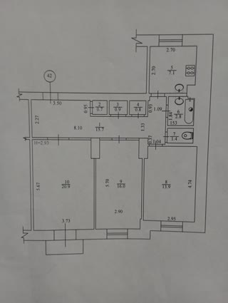Продам 3-к.кв. Центральний Ринок, ЮЖД