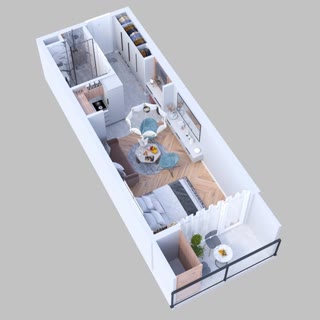 1 room