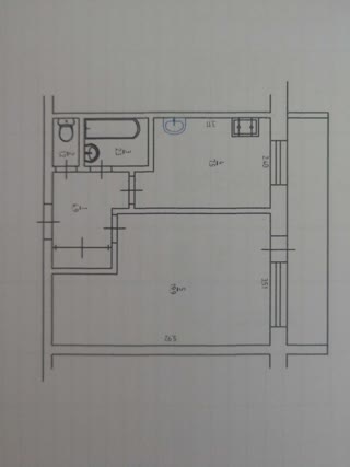 Продається 1 кім. квартира  43м2 Русанівка