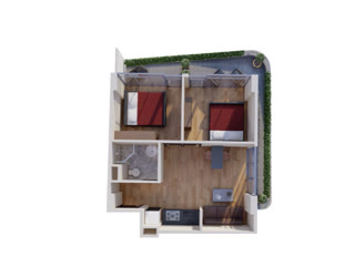 3 rooms