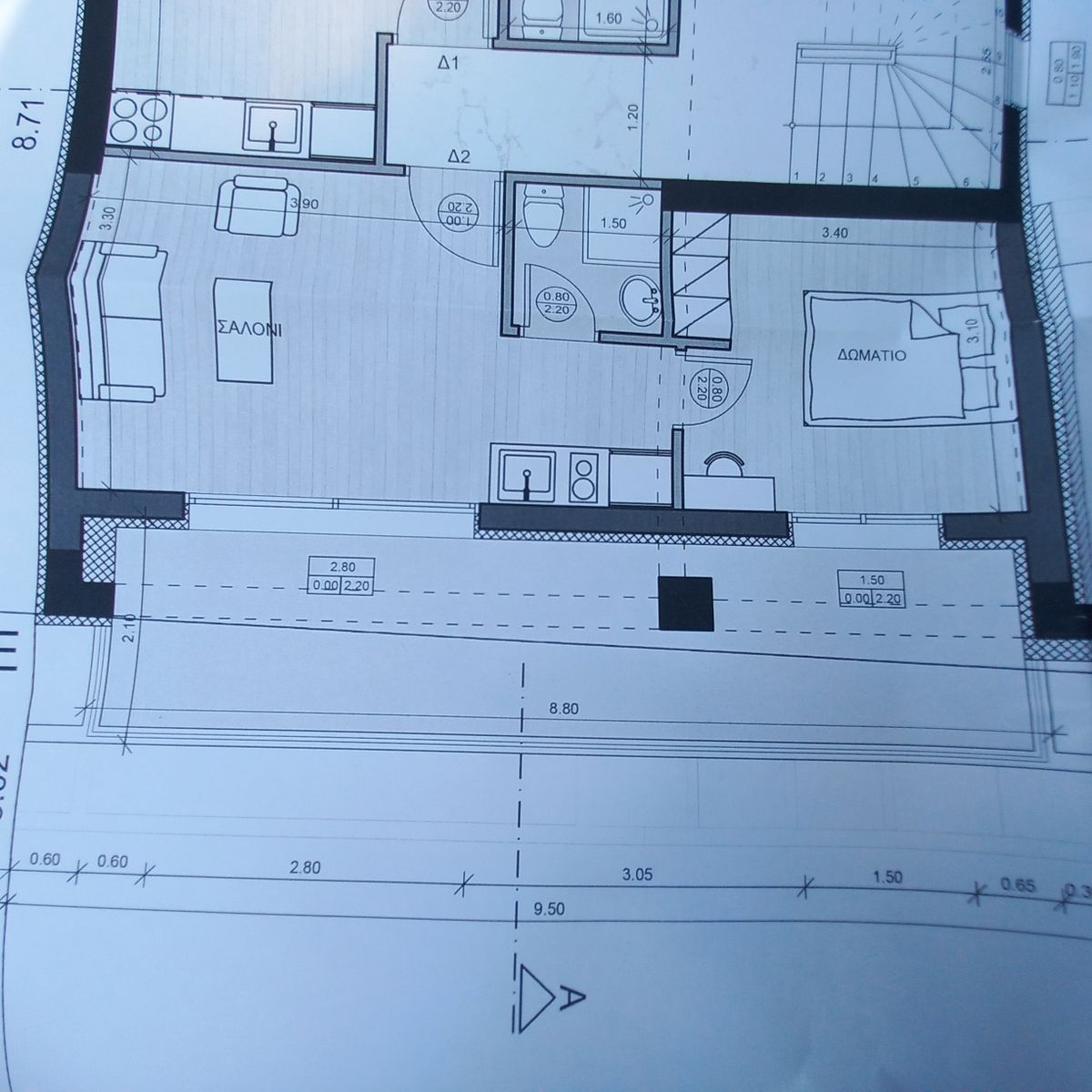 50 m² Studio