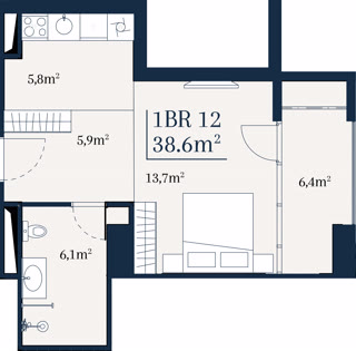 2 rooms