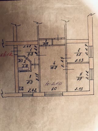For sale 3-room apartment on pr
