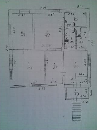 For sale: house with a plot of 10 acres in