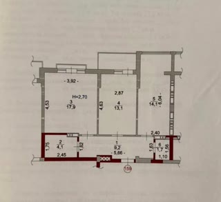 Sale of a 2-room apartment in the Crystal Springs residential complex