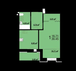 Продам 1к квартиру ЖК Мира, ХТЗ