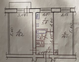For Sale 2-Room Apartment in Novy Budynky