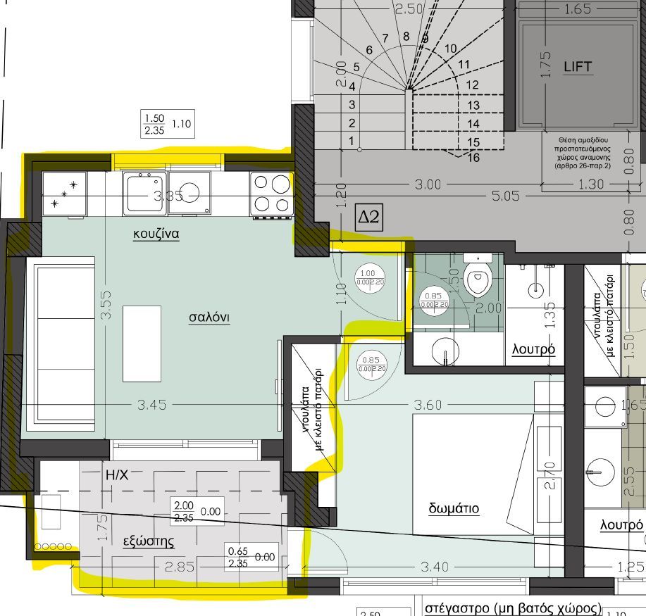 Квартира 46 м²