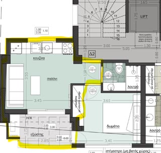 46 m² Apartment