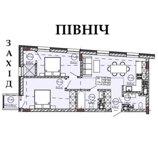Продається простора 2-кімнатна квартира у новобудові комфорт-класу