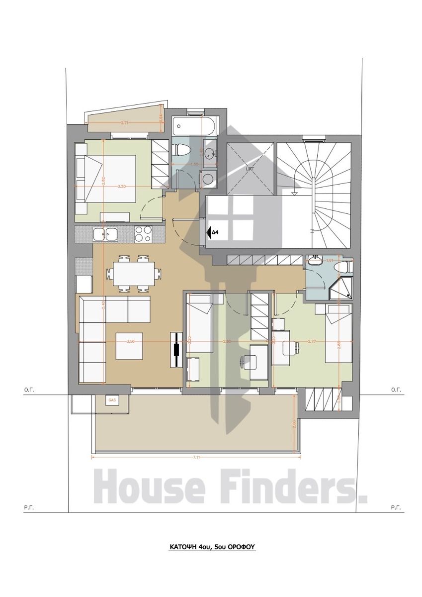 47 m² Studio