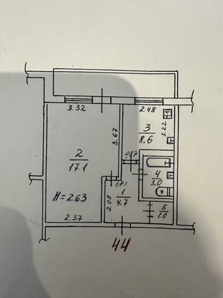 Продам 1к.квартиру Рогань, Горизонт