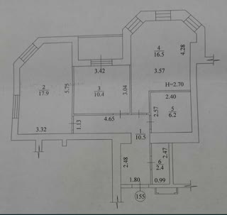 Продам 2х квартиру Сокольники
