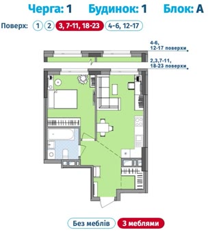 Продаж 1-кімнатної квартири в ЖК H2O, біля метро Позняки