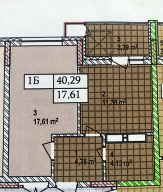 Продаж 1-кімнатної квартири в ЖК Дніпровська мрія