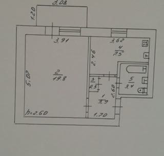 Продам 1 кімнатну квартир