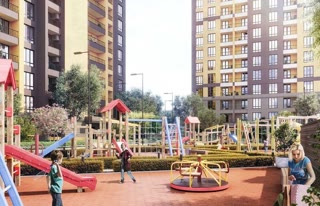 Residential Complex Medovy 2 (187m) Non-residential Facade New Building