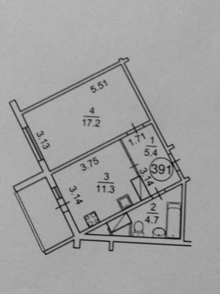 Продаж 1-кімнатної квартири, ТРЦ River Mall, Позняки