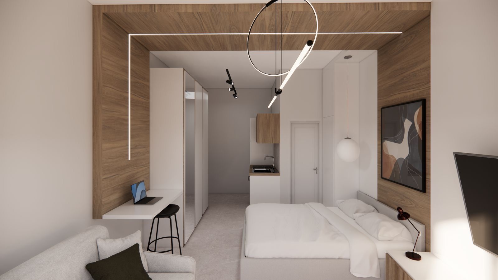 Студия 60 м²