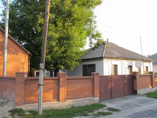 house in the center