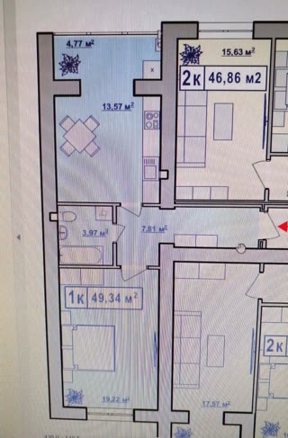 Продам 1к квартиру